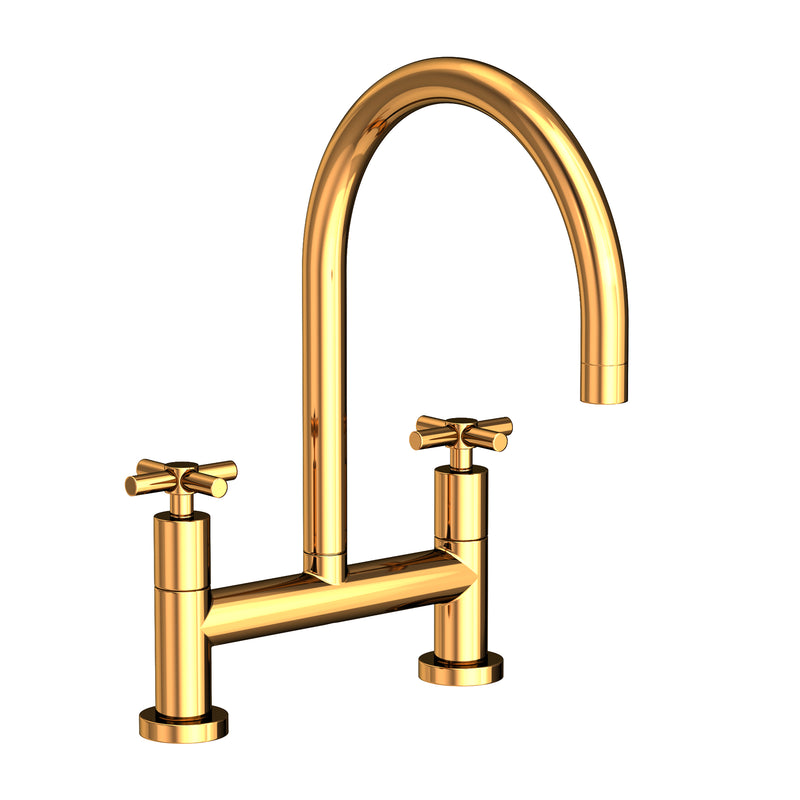 Newport Brass 1500-5402 East Linear Kitchen Bridge Faucet