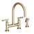 Newport Brass 1500-5413 East Linear Kitchen Bridge Faucet with Side Spray