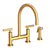 Newport Brass 1500-5413 East Linear Kitchen Bridge Faucet with Side Spray