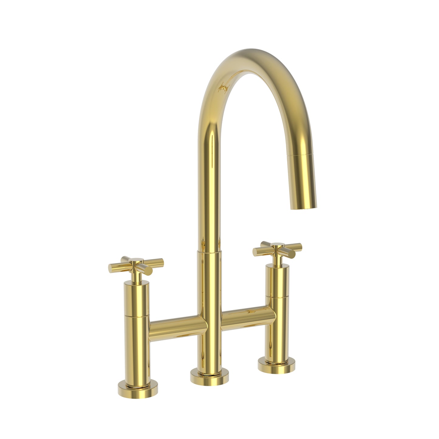 Newport Brass 1500-5462 East Linear Kitchen Bridge Pull-Down Faucet