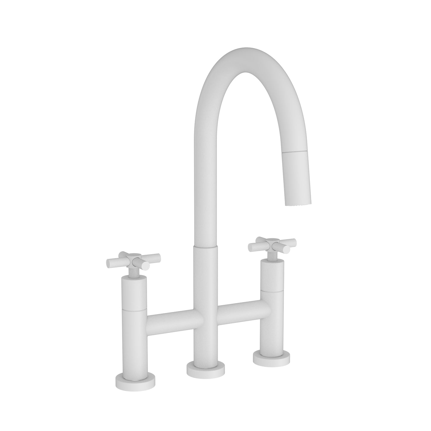 Newport Brass 1500-5462 East Linear Kitchen Bridge Pull-Down Faucet