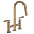 Newport Brass 1500-5463 East Linear Kitchen Bridge Pull-Down Faucet