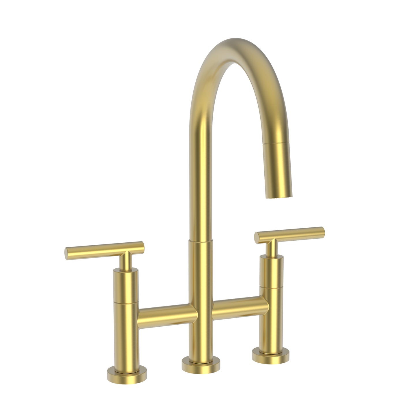 Newport Brass 1500-5463 East Linear Kitchen Bridge Pull-Down Faucet