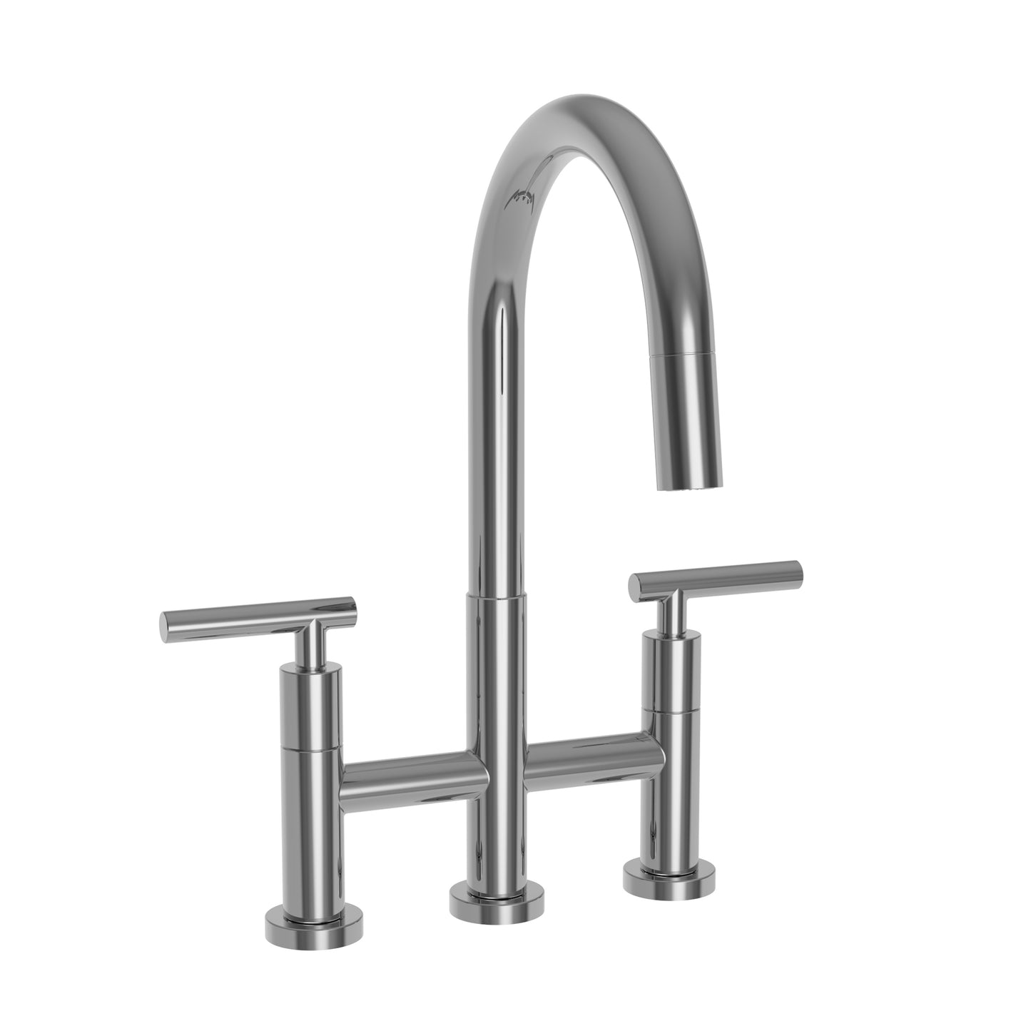 Newport Brass 1500-5463 East Linear Kitchen Bridge Pull-Down Faucet