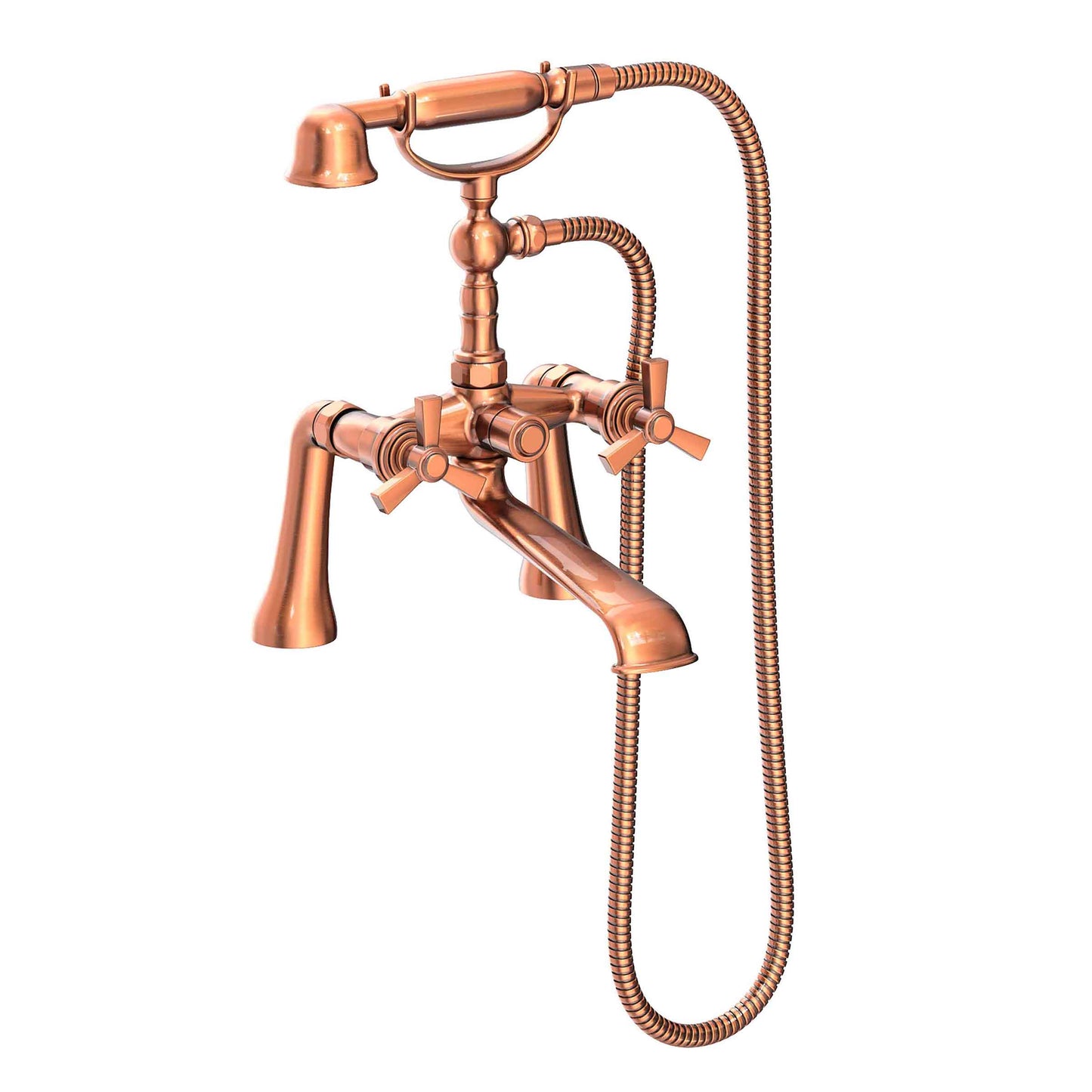 Newport Brass 1600-4272 Miro Exposed Tub & Hand Shower Set - Deck Mount