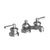 Newport Brass 1620 Miro Widespread Lavatory Faucet