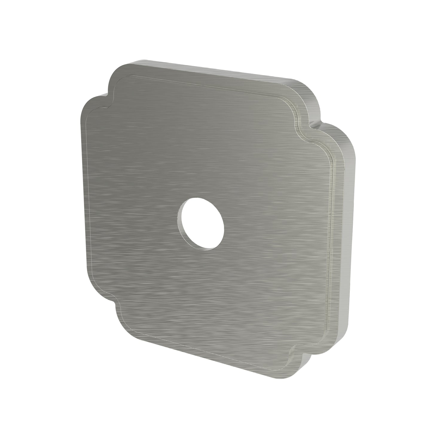 Newport Brass 20-514 Square Div Plate, Contemporary