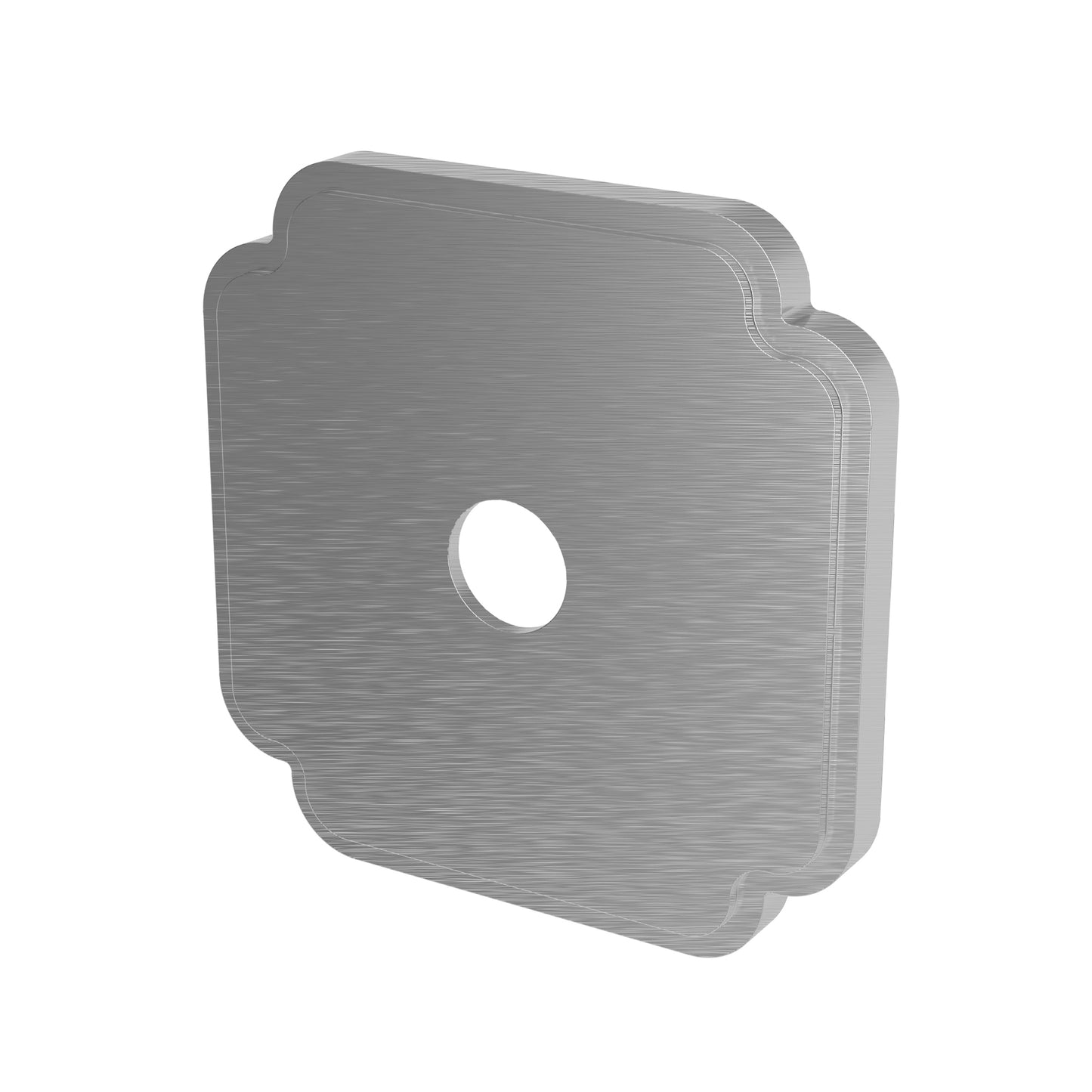 Newport Brass 20-514 Square Div Plate, Contemporary