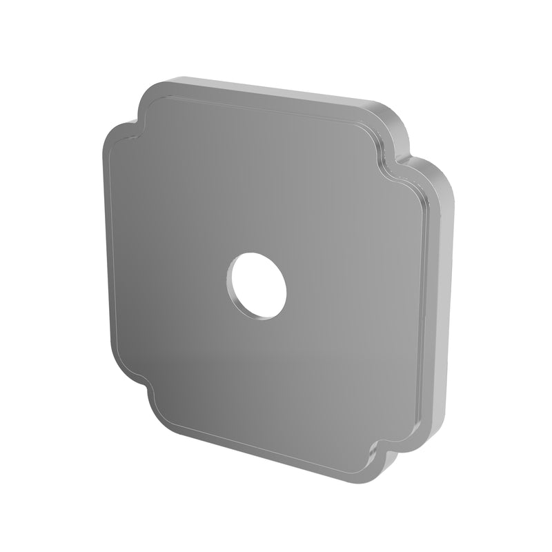 Newport Brass 20-514 Square Div Plate, Contemporary