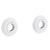 Newport Brass 2400-2400 Aylesbury Grab Bar Decorative Rings & Mounting Kit