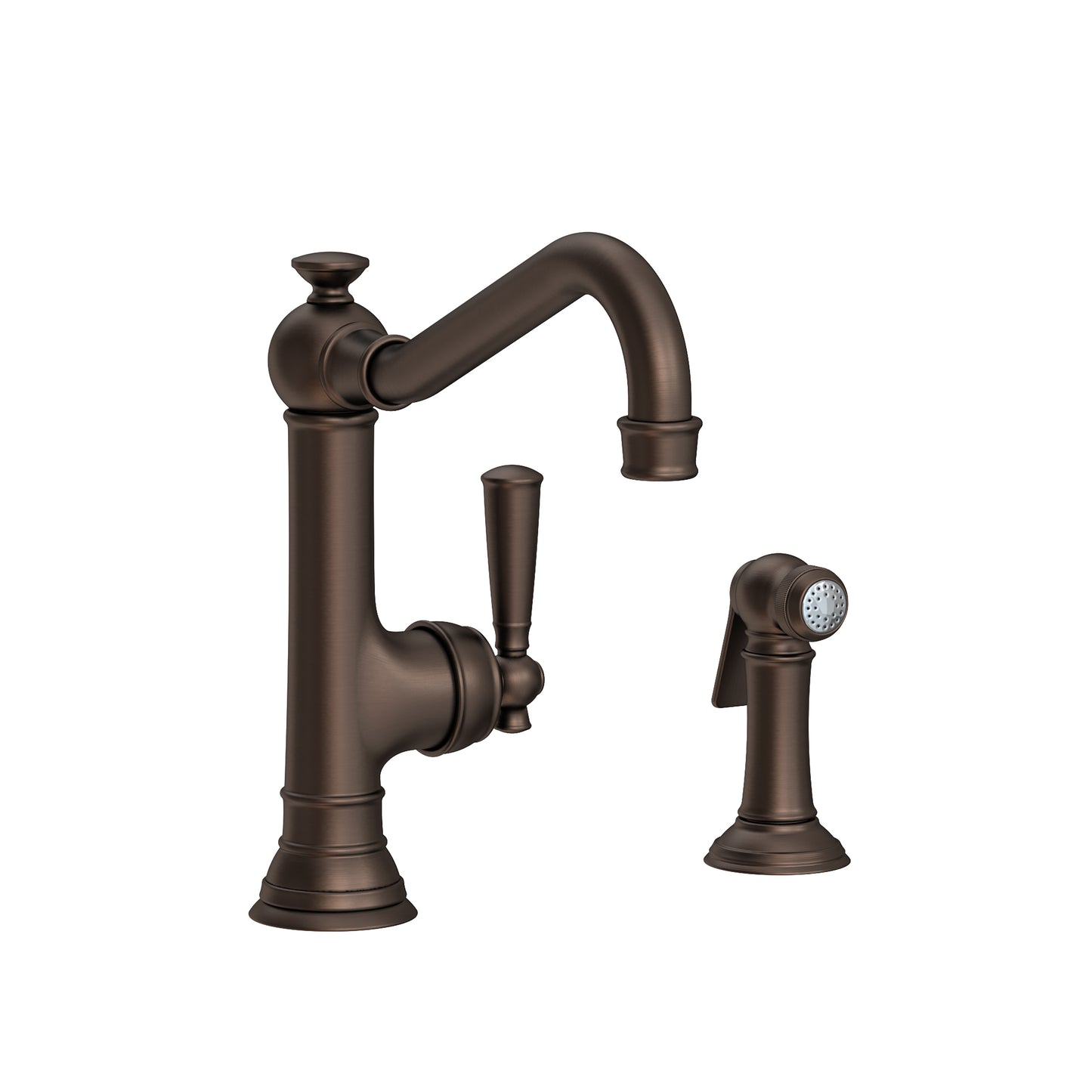 Newport Brass 2470-5313 Jacobean Single Handle Kitchen Faucet With Side Spray