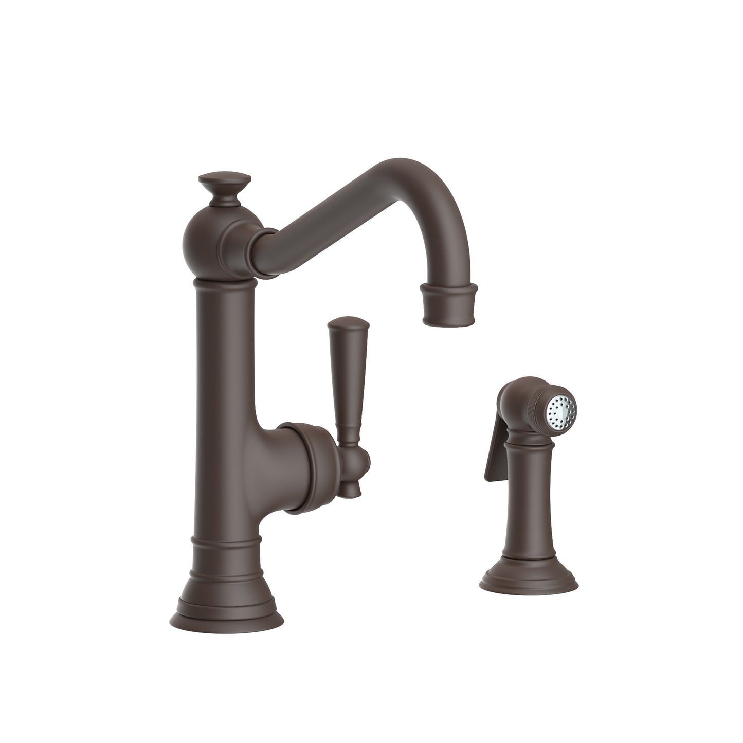 Newport Brass 2470-5313 Jacobean Single Handle Kitchen Faucet With Side Spray
