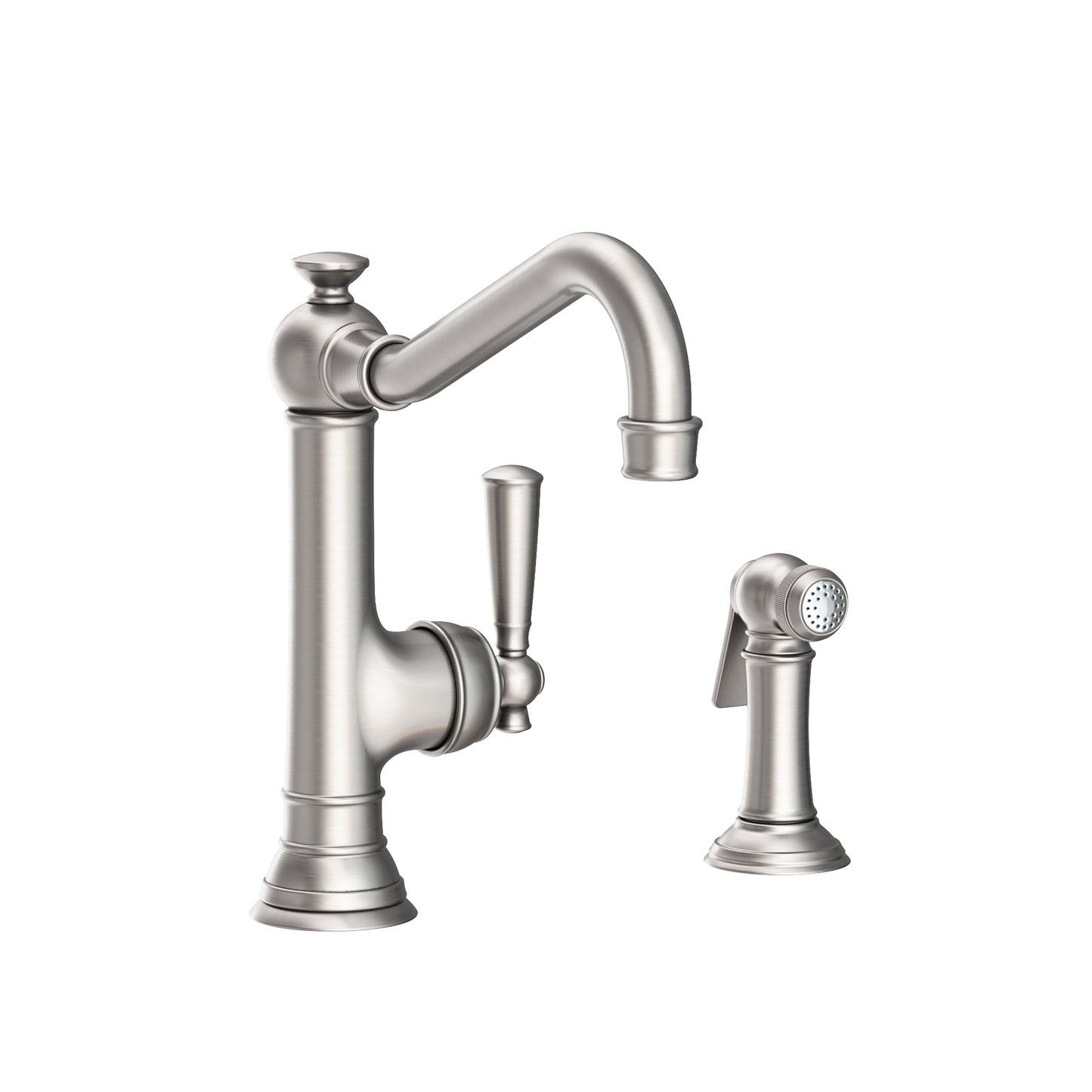 Newport Brass 2470-5313 Jacobean Single Handle Kitchen Faucet With Side Spray