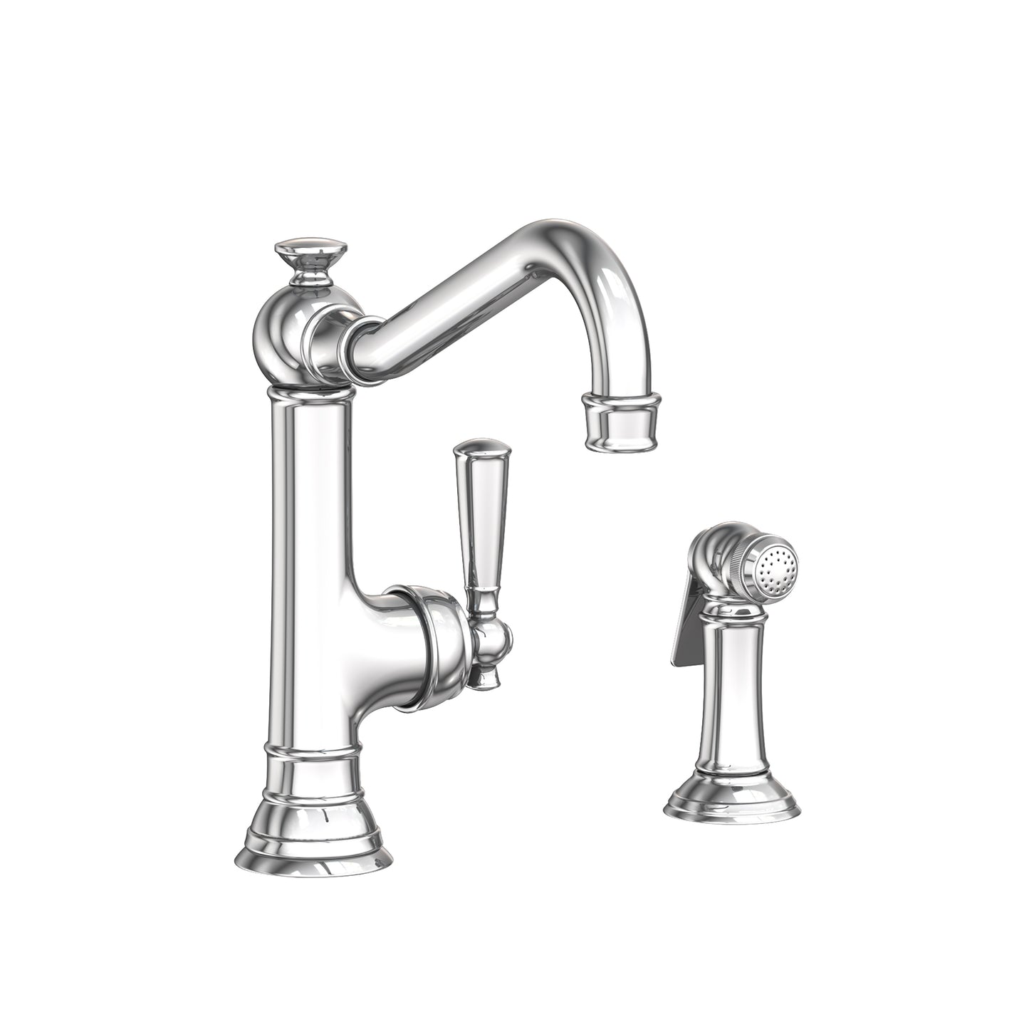 Newport Brass 2470-5313 Jacobean Single Handle Kitchen Faucet With Side Spray