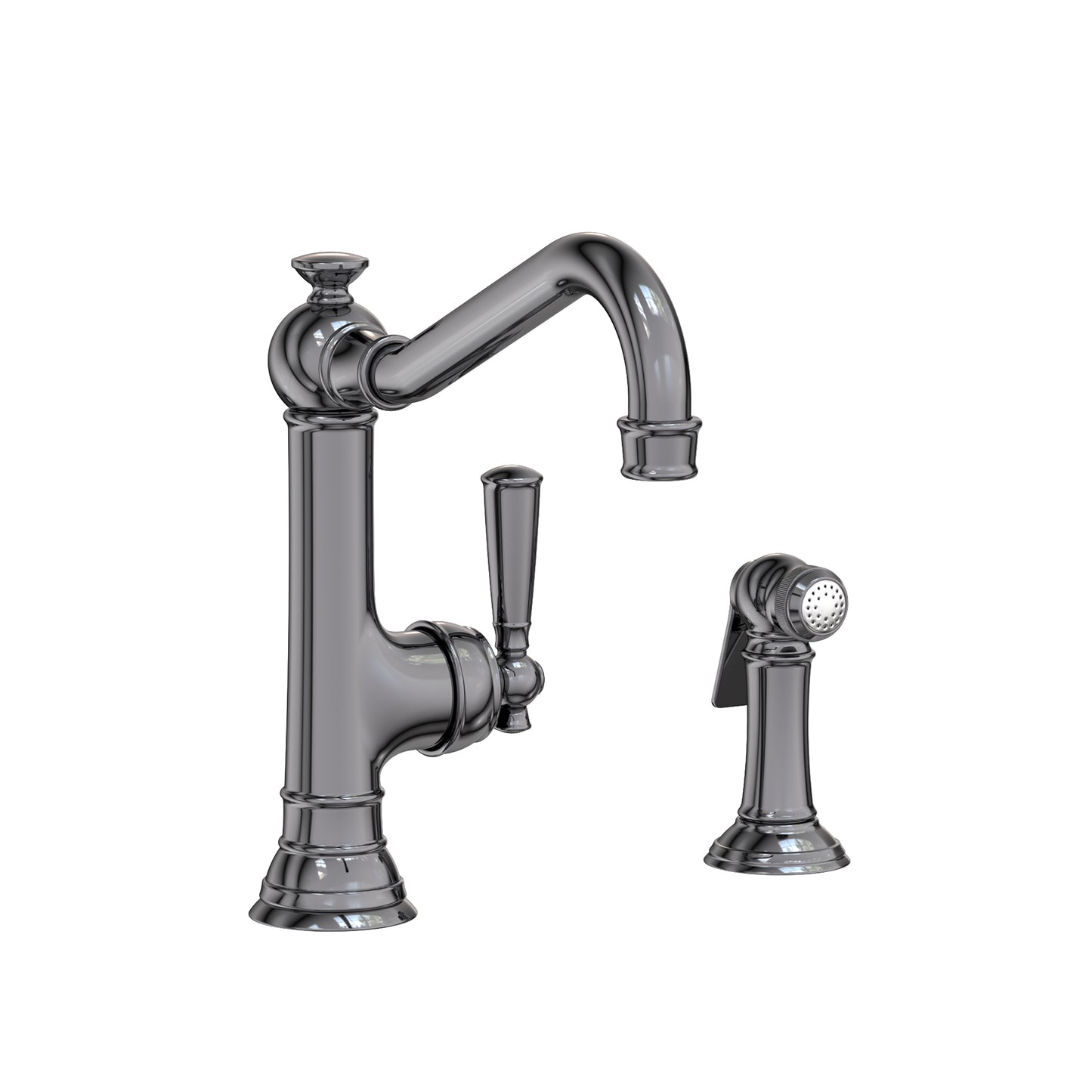 Newport Brass 2470-5313 Jacobean Single Handle Kitchen Faucet With Side Spray