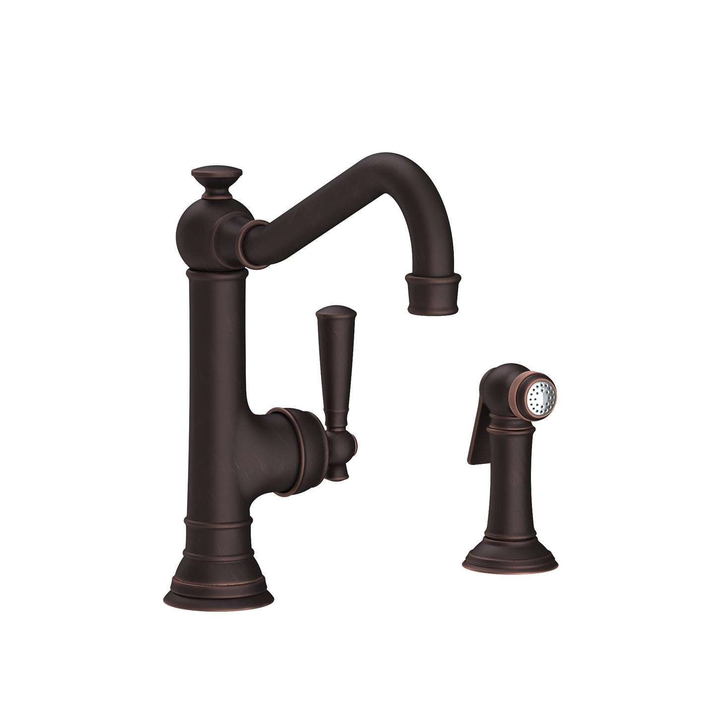 Newport Brass 2470-5313 Jacobean Single Handle Kitchen Faucet With Side Spray