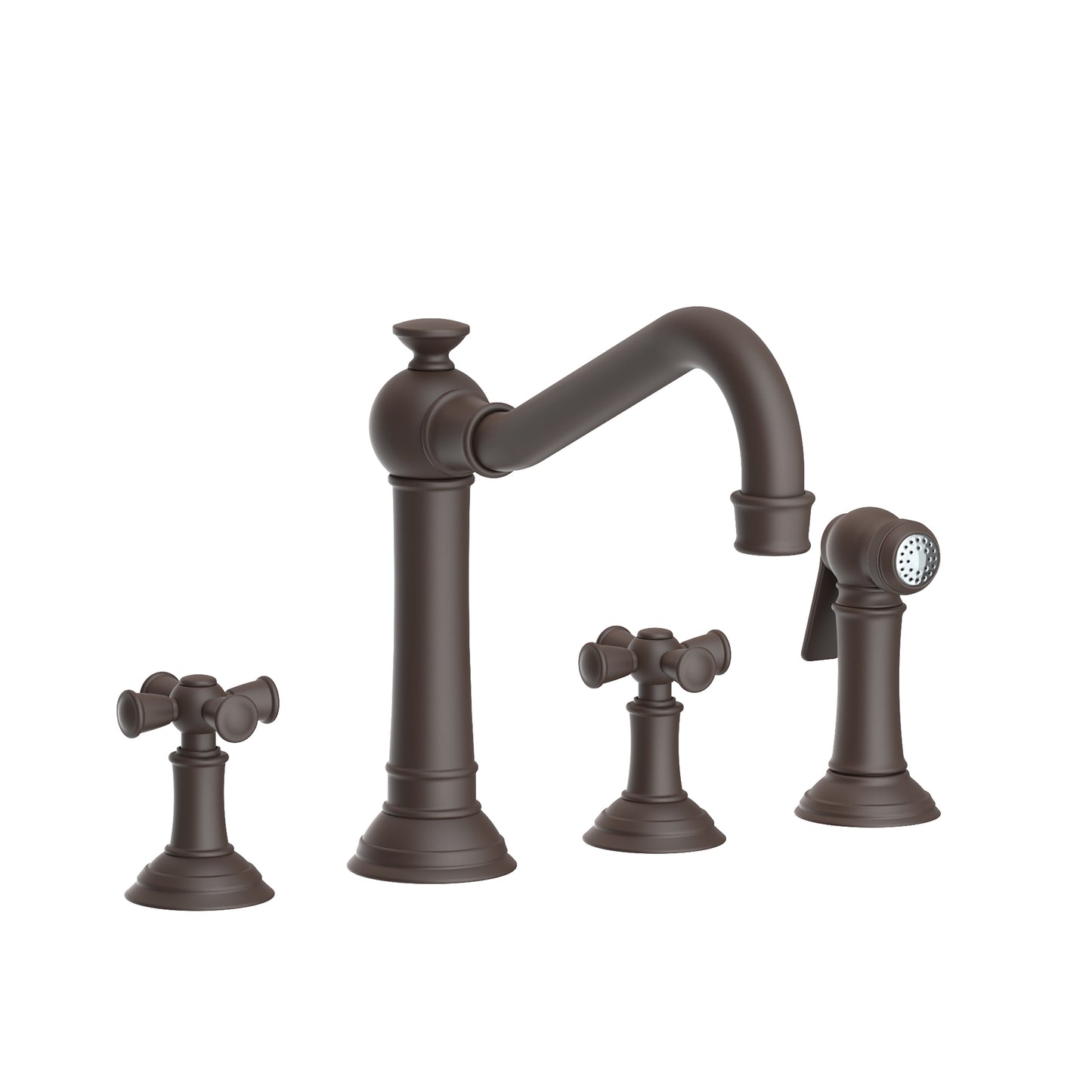 Newport Brass 2470-5432 Jacobean Kitchen Faucet with Side Spray