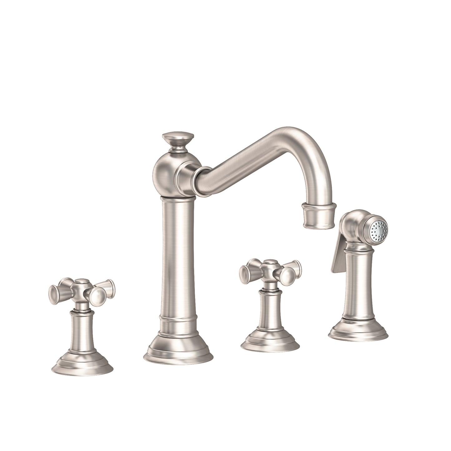 Newport Brass 2470-5432 Jacobean Kitchen Faucet with Side Spray