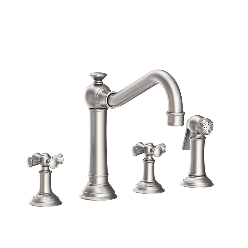 Newport Brass 2470-5432 Jacobean Kitchen Faucet with Side Spray