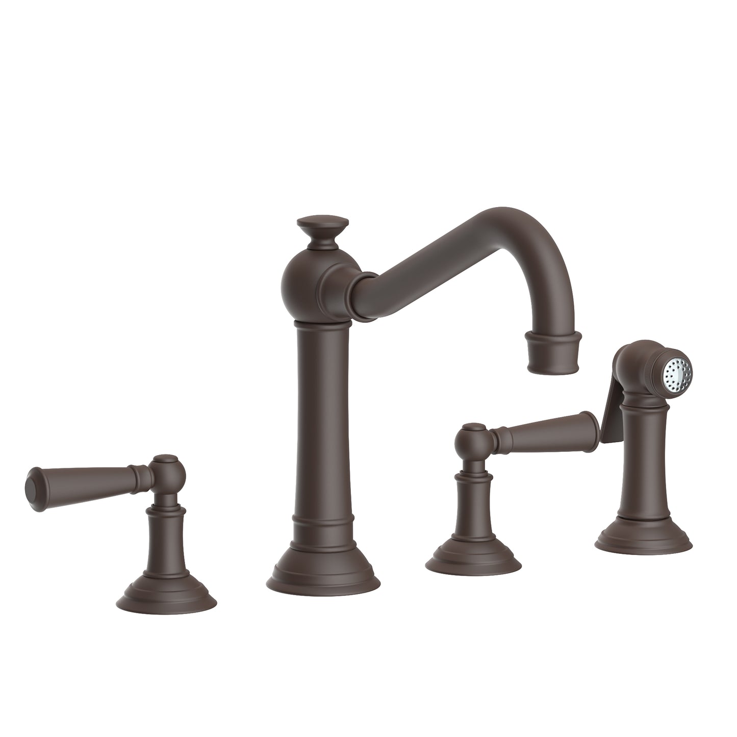 Newport Brass 2470-5433 Jacobean Kitchen Faucet with Side Spray