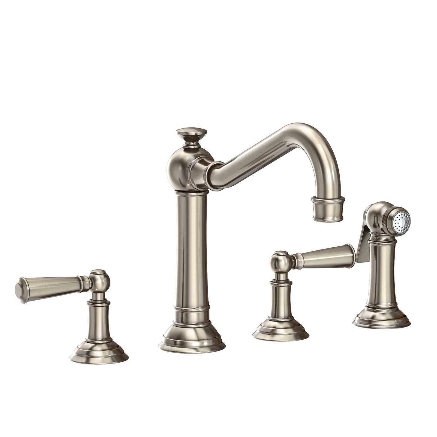 Newport Brass 2470-5433 Jacobean Kitchen Faucet with Side Spray