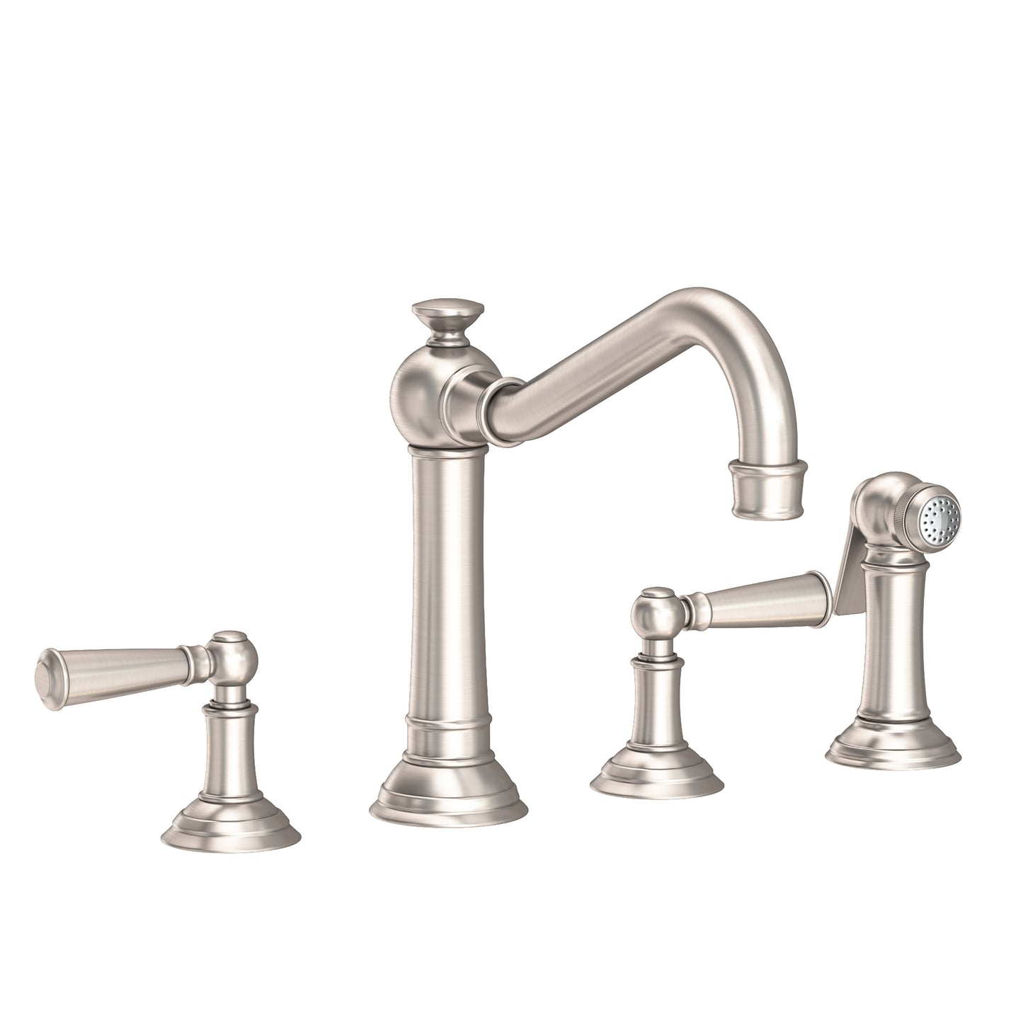 Newport Brass 2470-5433 Jacobean Kitchen Faucet with Side Spray