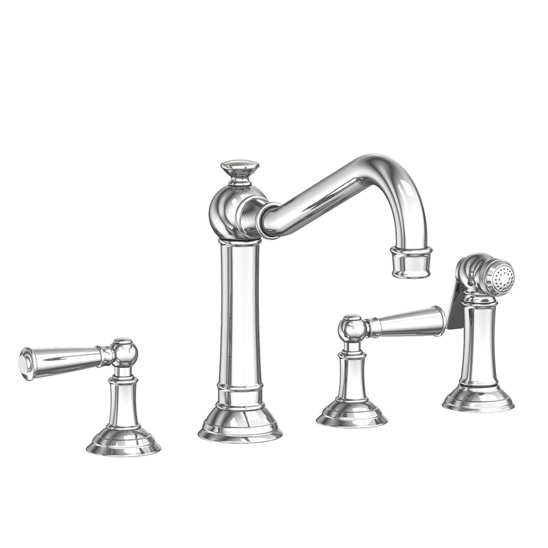 Newport Brass 2470-5433 Jacobean Kitchen Faucet with Side Spray
