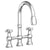 Newport Brass 2470-5462 Jacobean Kitchen Bridge Pull-Down Faucet