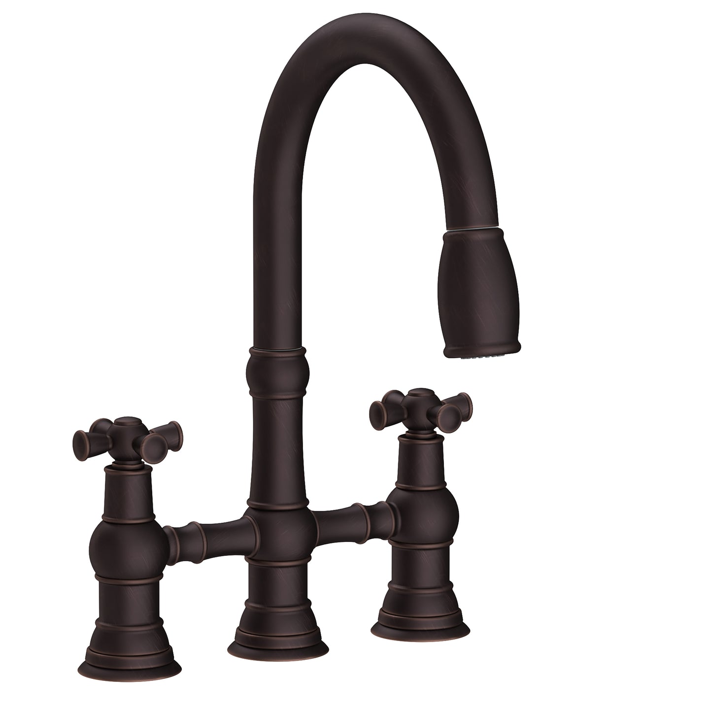 Newport Brass 2470-5462 Jacobean Kitchen Bridge Pull-Down Faucet