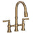Newport Brass 2470-5463 Jacobean Kitchen Bridge Pull-Down Faucet