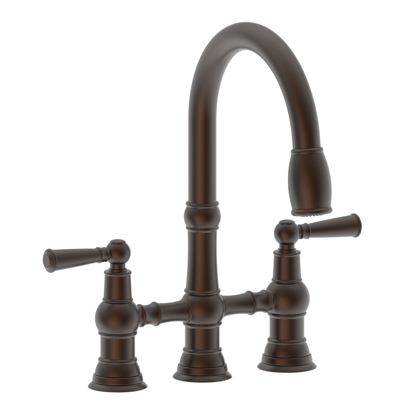Newport Brass 2470-5463 Jacobean Kitchen Bridge Pull-Down Faucet