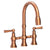 Newport Brass 2470-5463 Jacobean Kitchen Bridge Pull-Down Faucet
