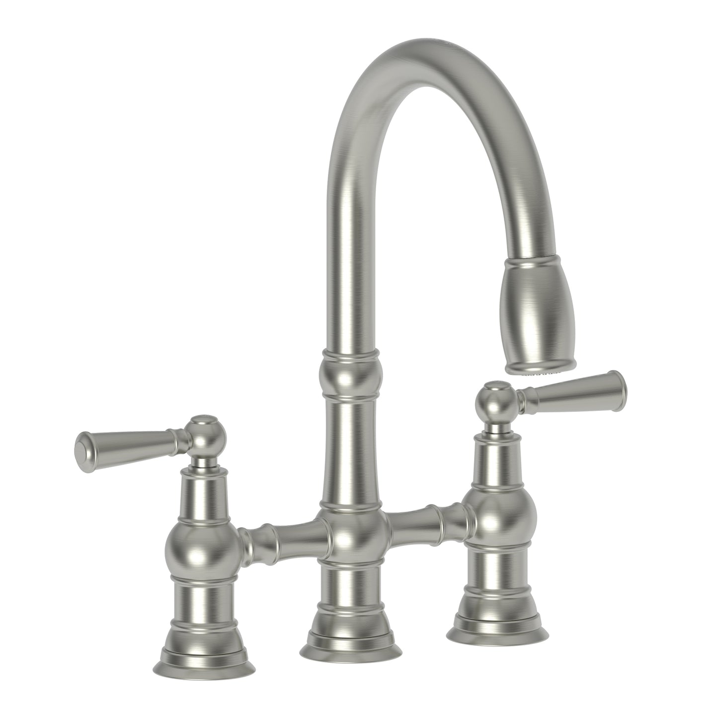 Newport Brass 2470-5463 Jacobean Kitchen Bridge Pull-Down Faucet