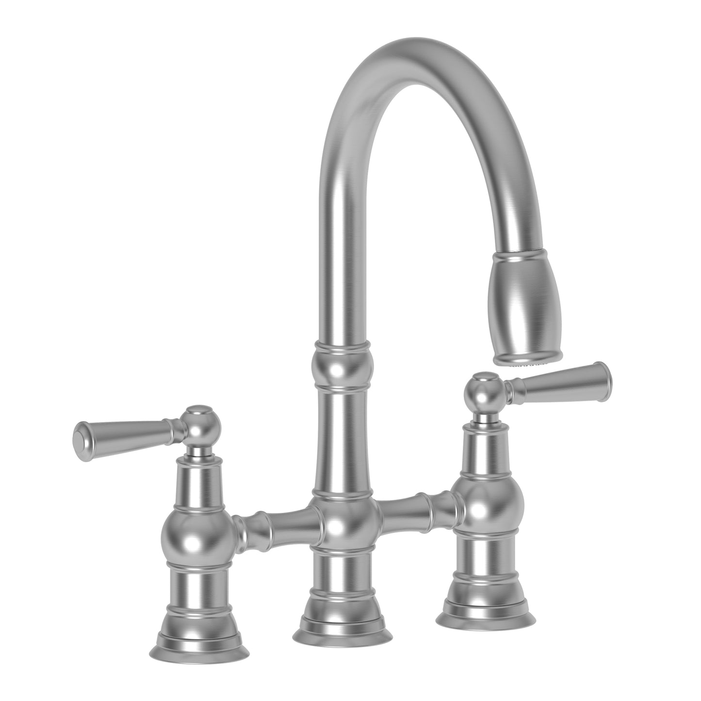 Newport Brass 2470-5463 Jacobean Kitchen Bridge Pull-Down Faucet