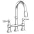 Newport Brass 2470-5463 Jacobean Kitchen Bridge Pull-Down Faucet