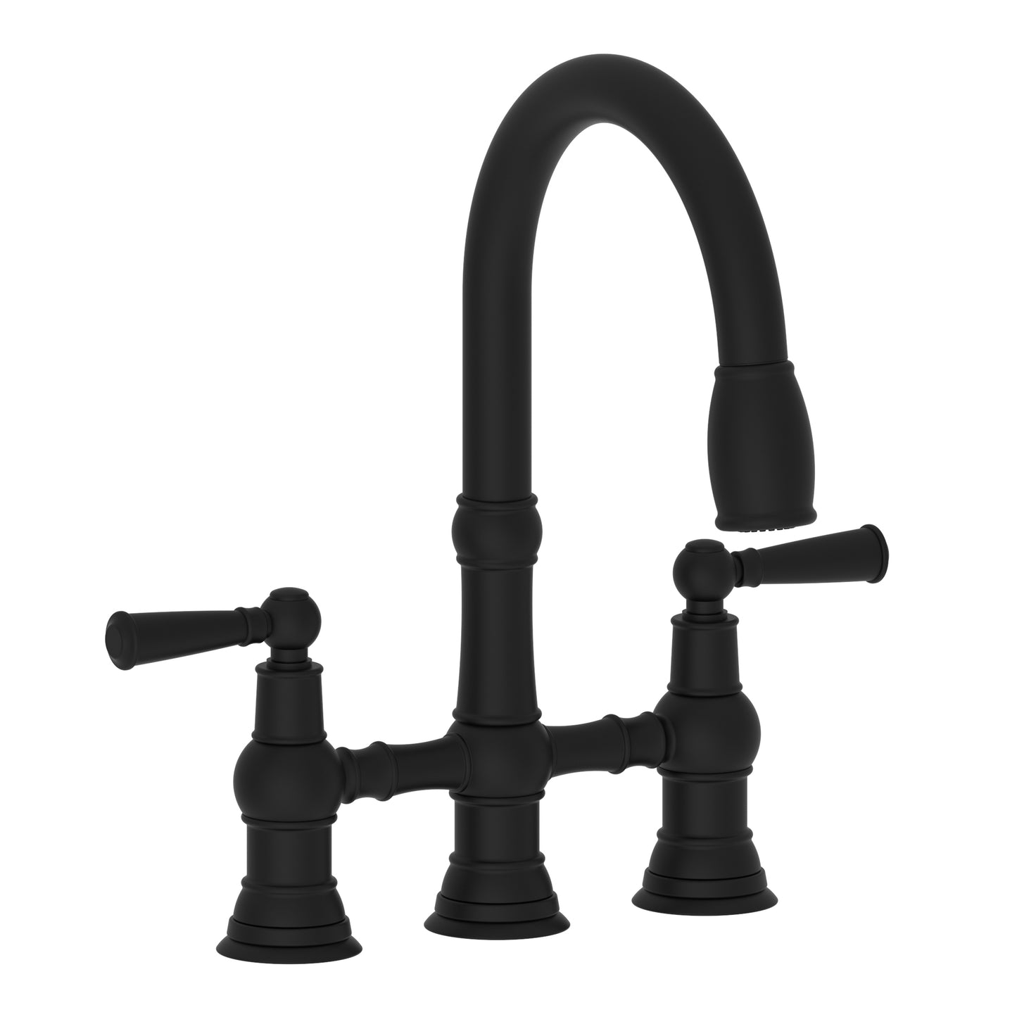 Newport Brass 2470-5463 Jacobean Kitchen Bridge Pull-Down Faucet