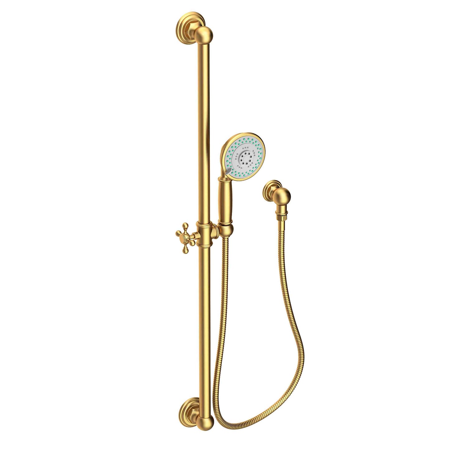 Newport Brass 280E Slide Bar With Multifunction Hand Shower Set