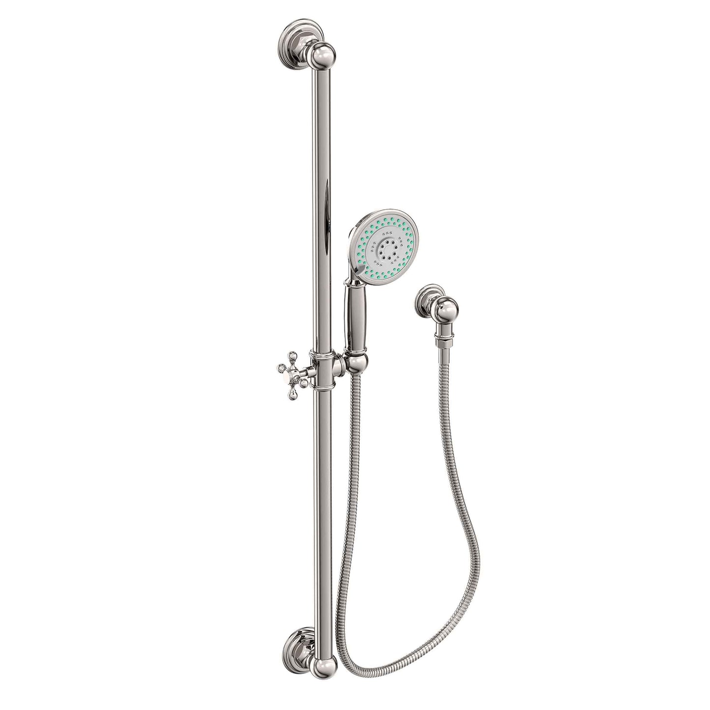 Newport Brass 280E Slide Bar With Multifunction Hand Shower Set