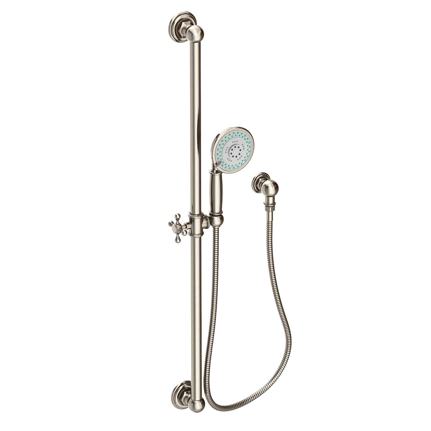 Newport Brass 280E Slide Bar With Multifunction Hand Shower Set