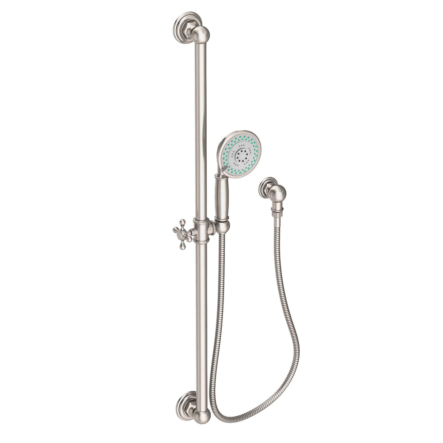 Newport Brass 280E Slide Bar With Multifunction Hand Shower Set