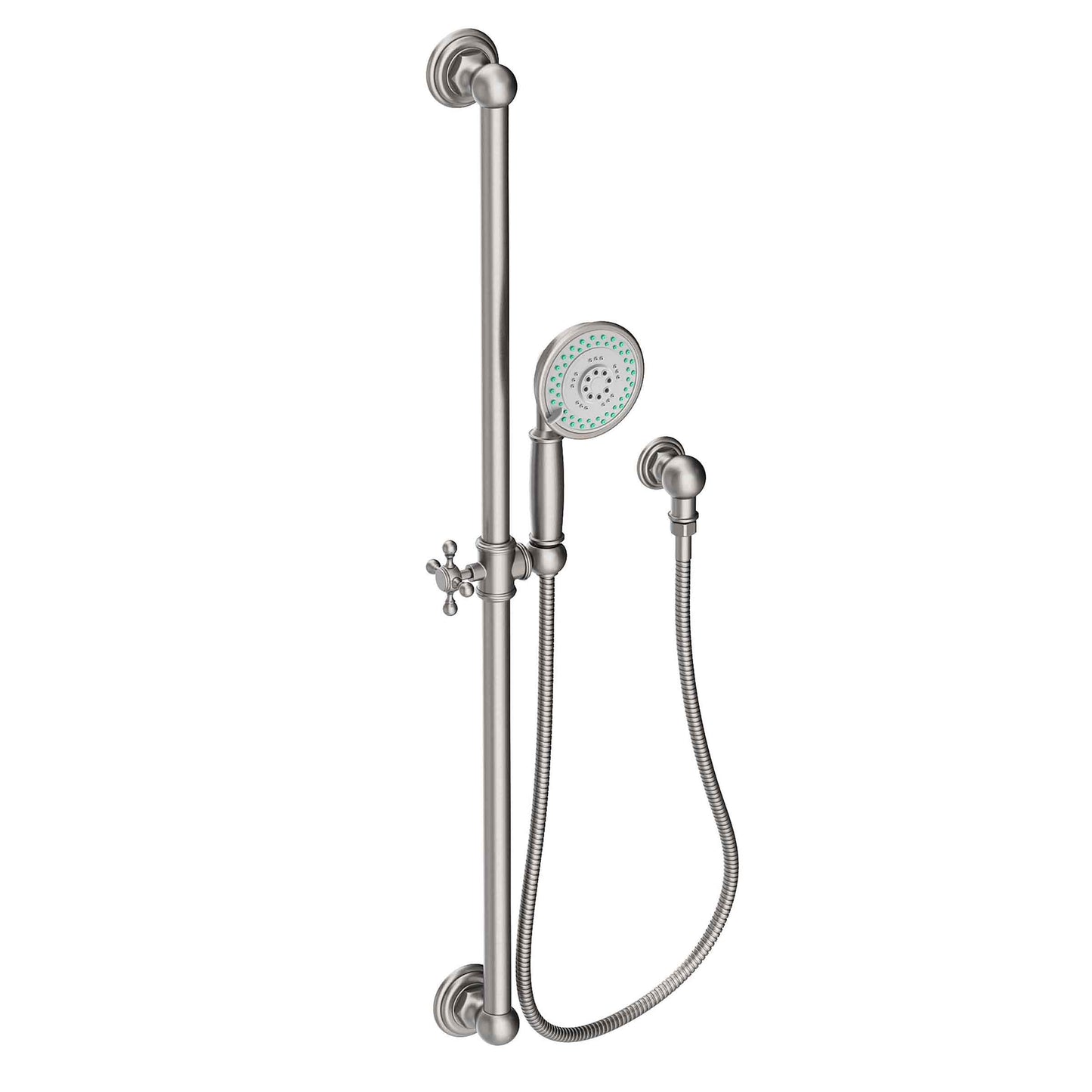 Newport Brass 280E Slide Bar With Multifunction Hand Shower Set
