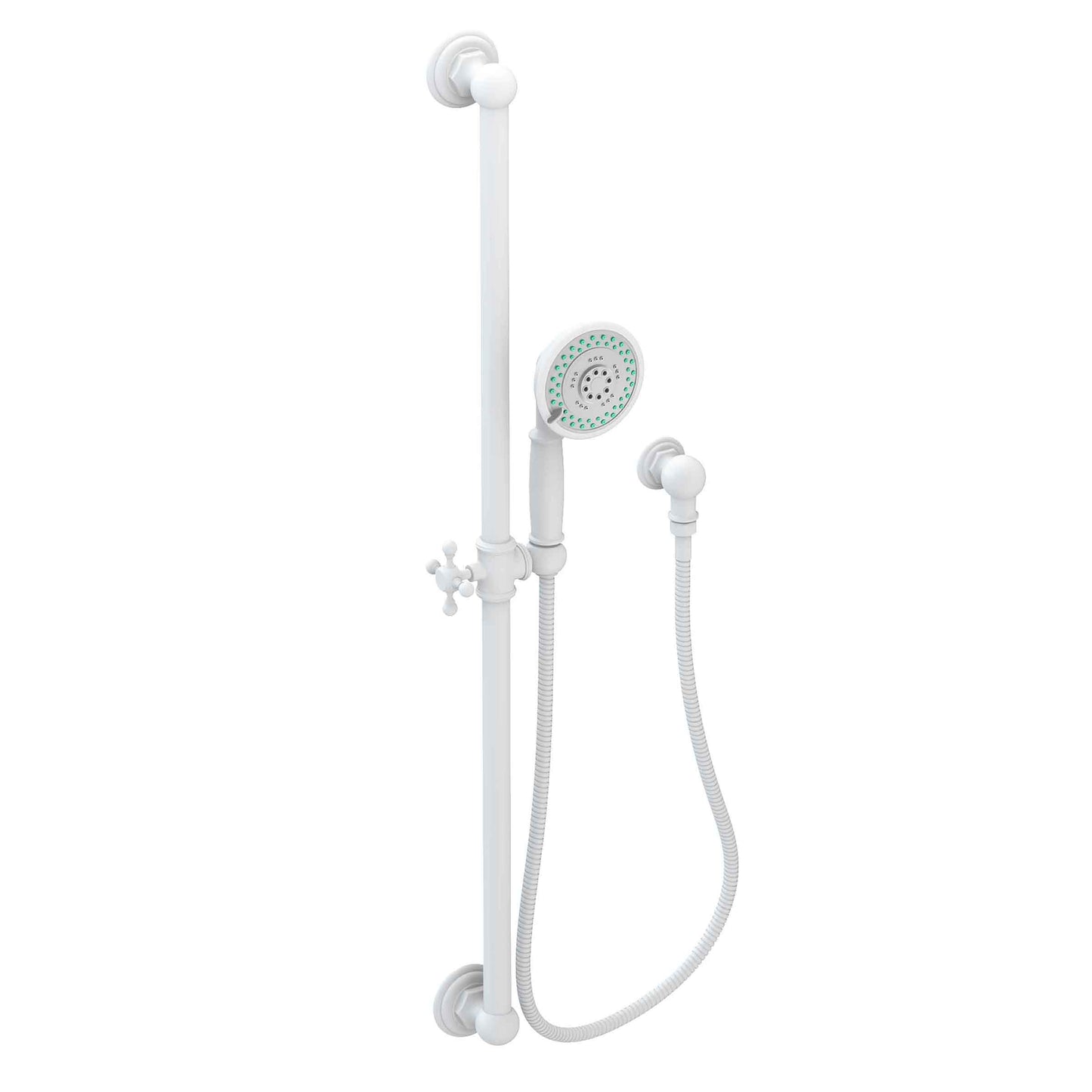 Newport Brass 280E Slide Bar With Multifunction Hand Shower Set
