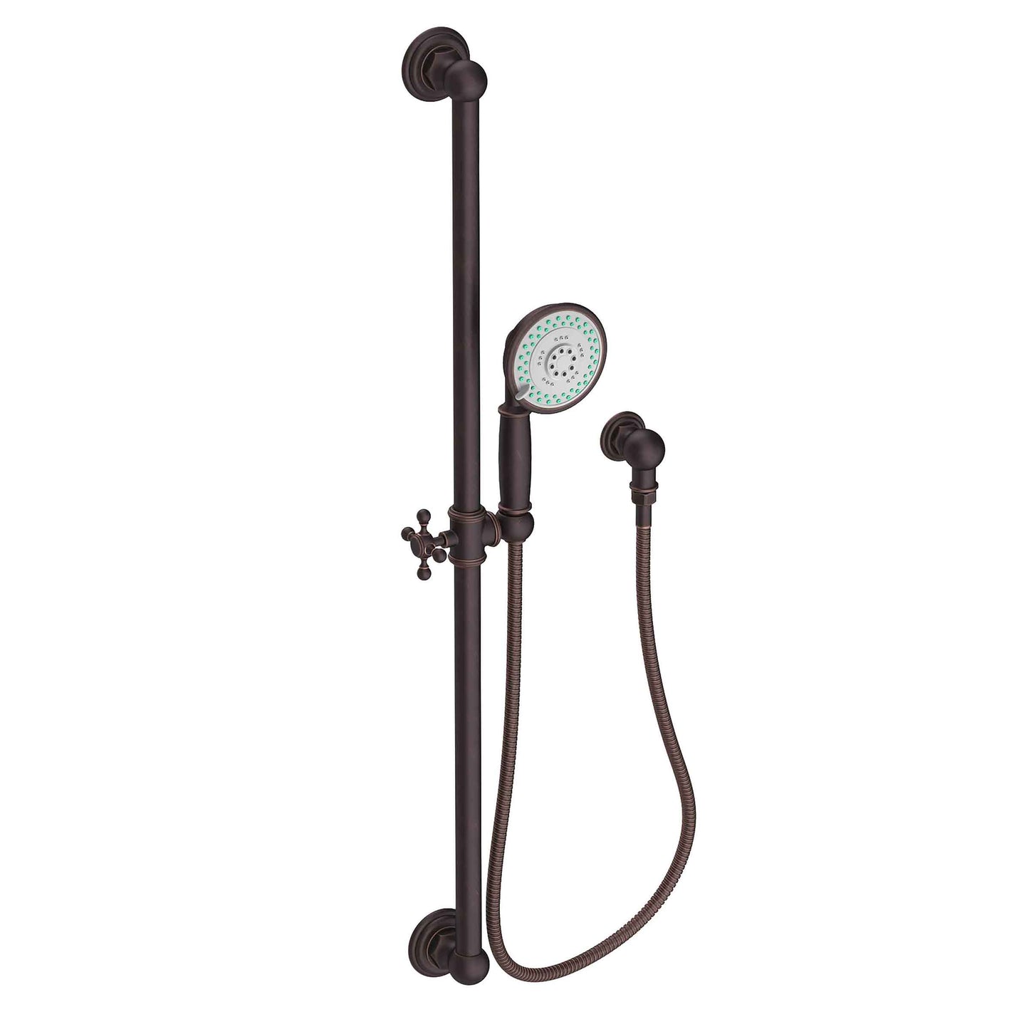 Newport Brass 280E Slide Bar With Multifunction Hand Shower Set