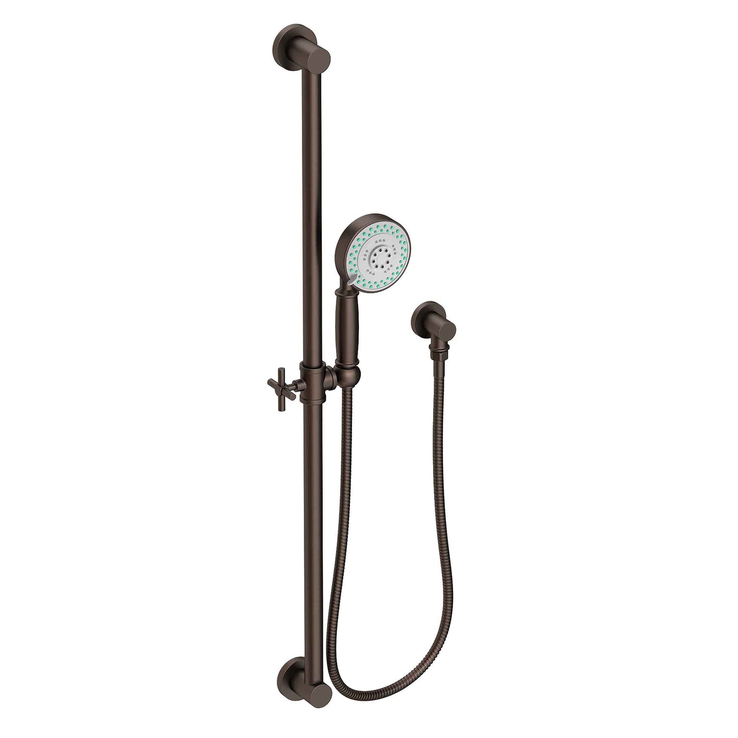Newport Brass 280F Slide Bar With Multifunction Hand Shower Set