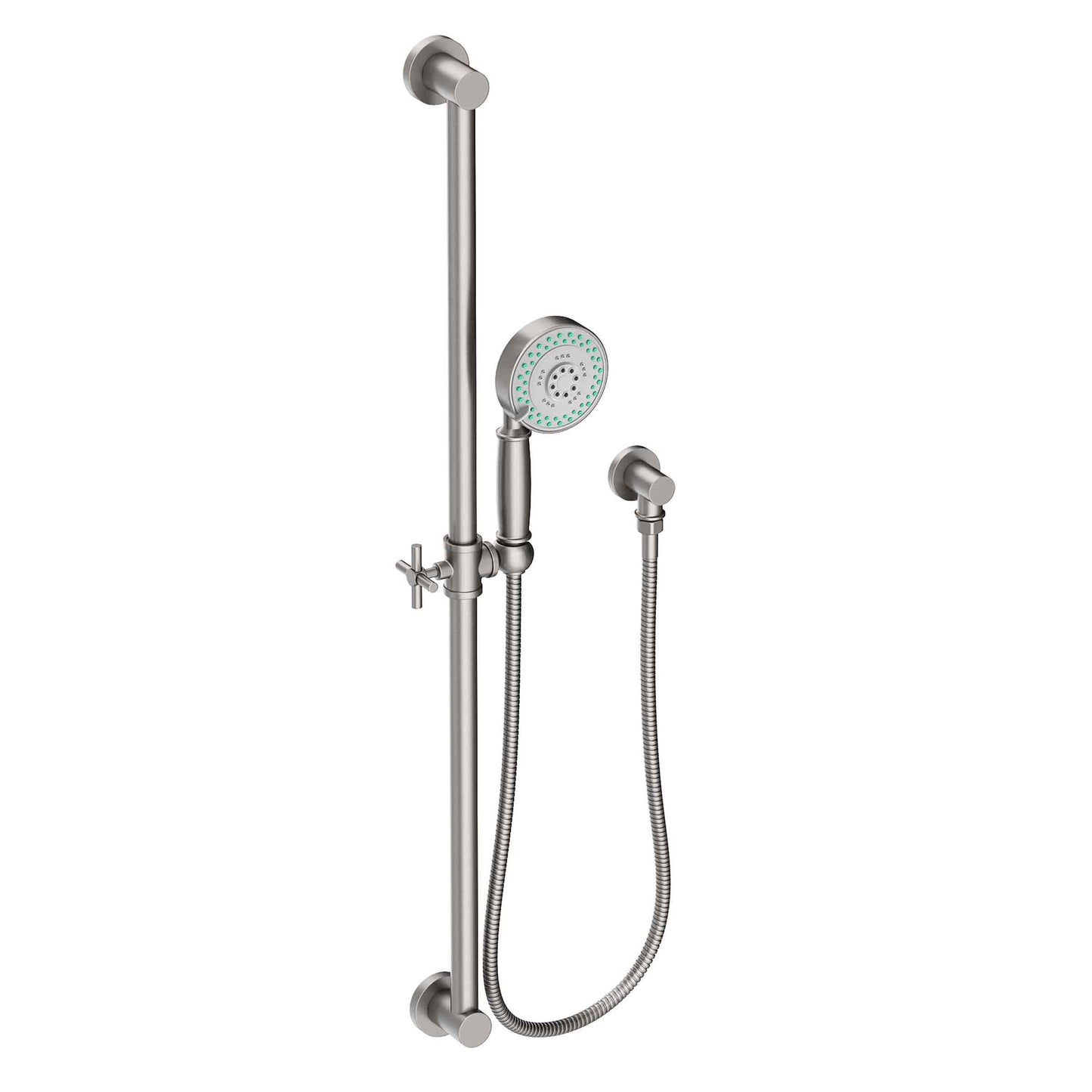 Newport Brass 280F Slide Bar With Multifunction Hand Shower Set