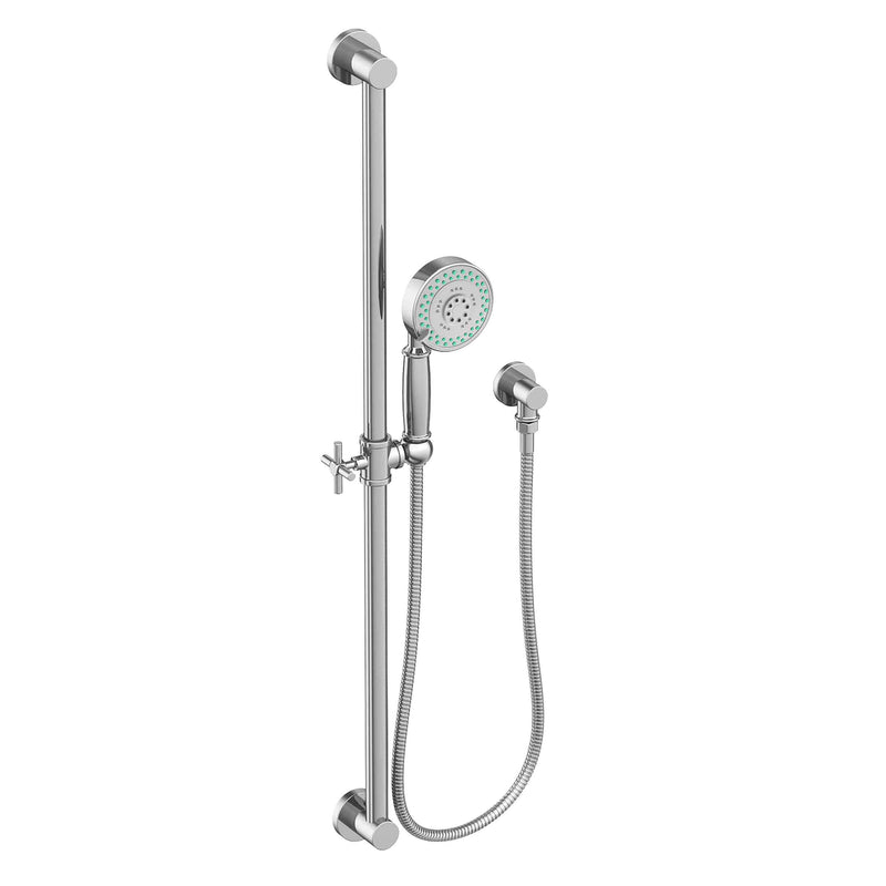 Newport Brass 280F Slide Bar With Multifunction Hand Shower Set