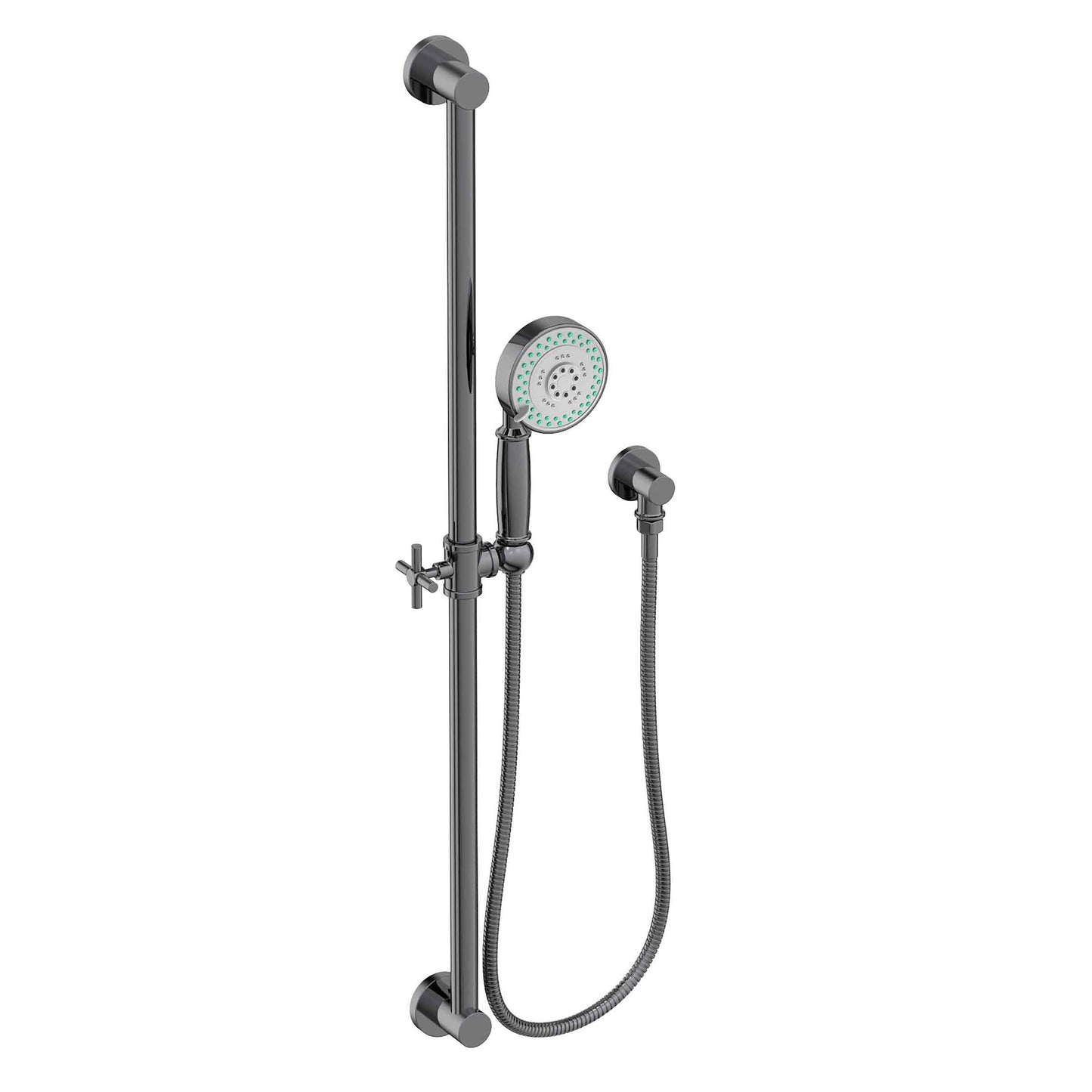 Newport Brass 280F Slide Bar With Multifunction Hand Shower Set