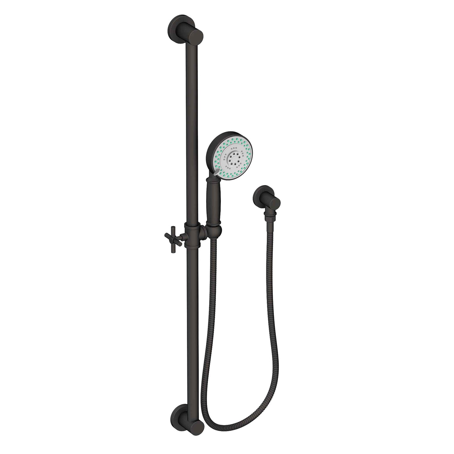 Newport Brass 280F Slide Bar With Multifunction Hand Shower Set