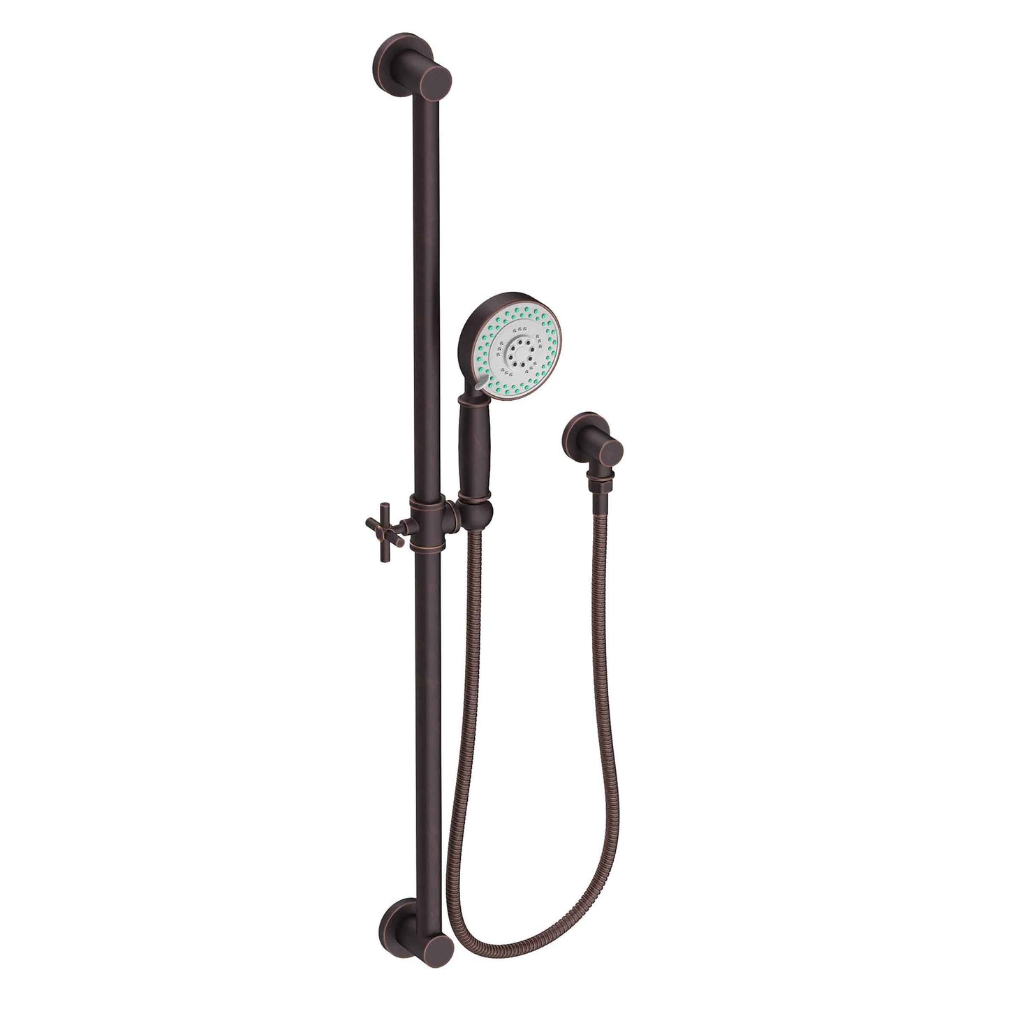 Newport Brass 280F Slide Bar With Multifunction Hand Shower Set