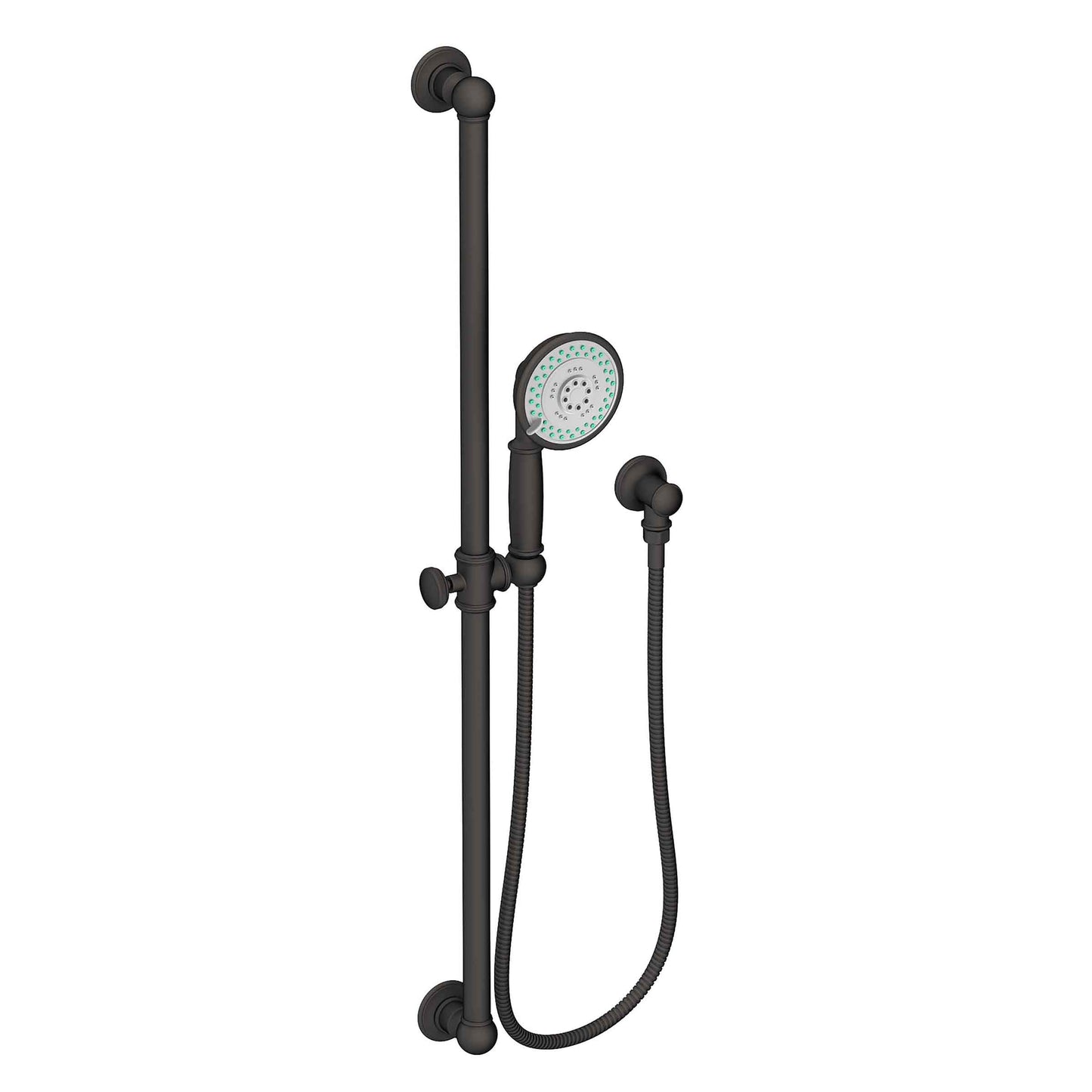 Newport Brass 280L Slide Bar With Single Function Hand Shower Set